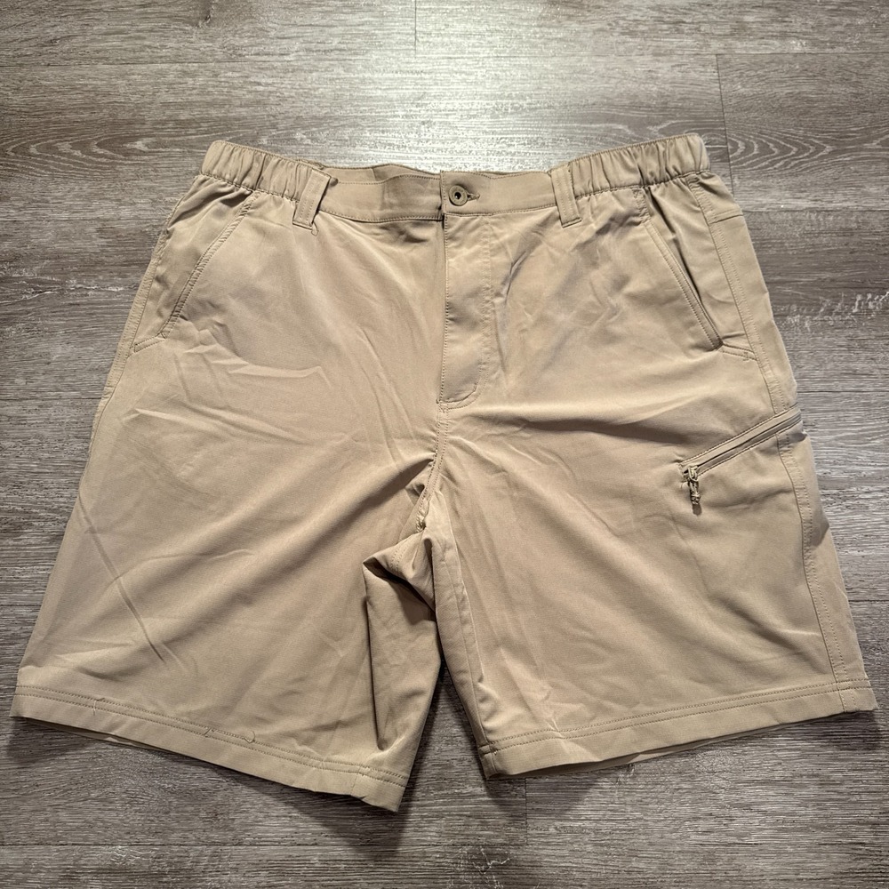 Weatherproof Shorts Mens 38 Beige‎ Cargo Lightweight Stretch Outdoor Nylon 9"